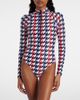 Perfect Moment Perfect Moment Houndstooth swimsuit - 2