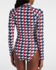 Perfect Moment Perfect Moment Houndstooth swimsuit - 3