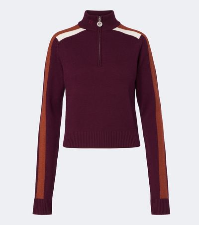 Perfect Moment Perfect Moment LA Tour wool half-zip ski top