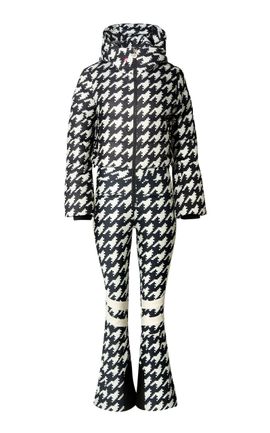 Perfect Moment Perfect Moment Polar Flare Houndstooth Down Ski Suit