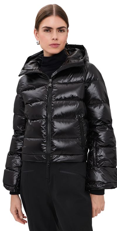 Perfect Moment Perfect Moment Polar Flare Shine Jacket Black