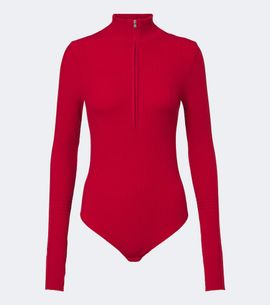 Perfect Moment Perfect Moment Ribbed-knit wool-blend bodysuit