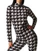 Perfect Moment Women's Base Layer Houndstooth Quarter-Zip Top - 3