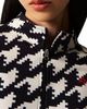 Perfect Moment Women's Base Layer Houndstooth Quarter-Zip Top - 5