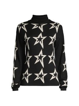 Perfect Moment Women's Star Dust Wool Turtleneck Sweater