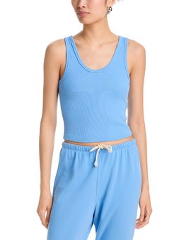 Perfectwhitetee Blondie Ribbed Tank Top