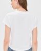 perfectwhitetee perfectwhitetee Alanis Recycled Cotton V Neck Tee White - 3