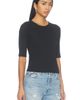 perfectwhitetee perfectwhitetee Amelia Short Sleeve Luxe Rib Tee - 2