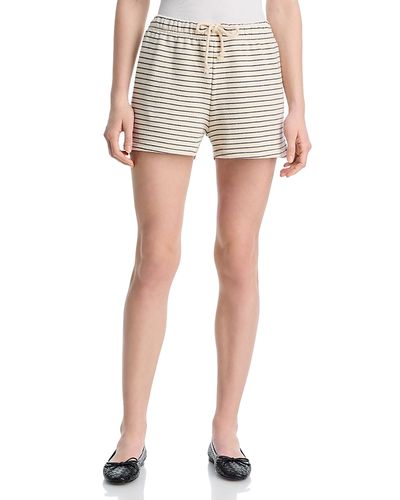 Perfectwhitetee perfectwhitetee Bennie French Terry Striped Shorts