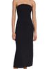 perfectwhitetee perfectwhitetee Blondie Strapless Dress True Black M - 1