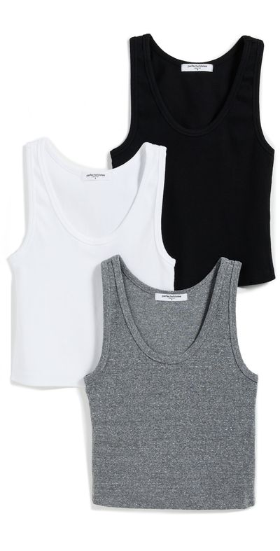 perfectwhitetee perfectwhitetee Blondie Tank 3 Pack Essential