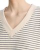Perfectwhitetee perfectwhitetee Briggs French Terry Striped Short Sleeve Sweatshirt - 4