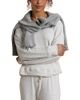 Perfectwhitetee perfectwhitetee Brinley Brushed Long Sleeve Sweatshirt - 1