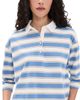 perfectwhitetee perfectwhitetee Daria Cotton Rugby Shirt Pacific Blue Stripe - 1