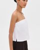 perfectwhitetee perfectwhitetee Gianna Linen Tube Top White - 4