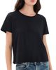 perfectwhitetee perfectwhitetee Harley Boxy Crew Tee True Black - 1