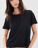 perfectwhitetee perfectwhitetee Harley Boxy Crew Tee True Black - 2