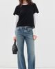 perfectwhitetee perfectwhitetee Harley Long Sleeve Boxy Crew Tee White - 5