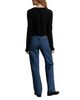 Perfectwhitetee perfectwhitetee Ivanna Micro Modal Cashmere Rib Long Sleeve Top - 2