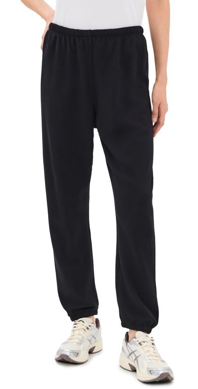 perfectwhitetee perfectwhitetee Johnny French Terry Easy Sweatpants True Black