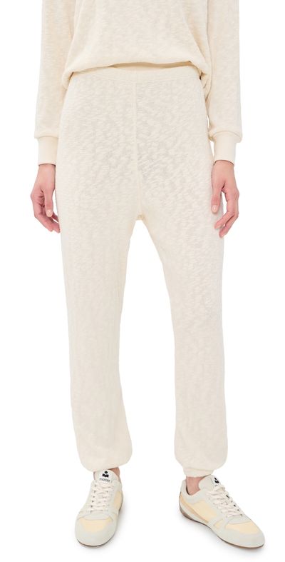 perfectwhitetee perfectwhitetee Keanu Coastal Slub Sweatpants Natural