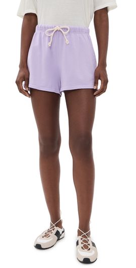 perfectwhitetee perfectwhitetee Layla French Terry Sweat Shorts Ultraviolet