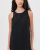 perfectwhitetee perfectwhitetee Linen Dress True Black - 2