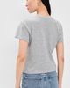 perfectwhitetee perfectwhitetee Lisa Recycled Cotton Slim T-Shirt Heather Grey - 3