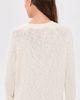 perfectwhitetee perfectwhitetee Mesh Sweater Raglan Sweatshirt Natural - 3