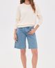 perfectwhitetee perfectwhitetee Mesh Sweater Raglan Sweatshirt Natural - 5