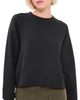perfectwhitetee perfectwhitetee Nell Travel Crew Neck Sweatshirt True Black - 1