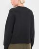 perfectwhitetee perfectwhitetee Nell Travel Crew Neck Sweatshirt True Black - 3