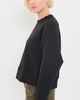 perfectwhitetee perfectwhitetee Nell Travel Crew Neck Sweatshirt True Black - 4