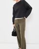 perfectwhitetee perfectwhitetee Nell Travel Crew Neck Sweatshirt True Black - 5