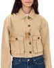 perfectwhitetee perfectwhitetee Paloma Canvas Jacket Warm Ochre - 1