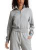 Perfectwhitetee perfectwhitetee Pureform Long Sleeve Cotton Stretch Track Jacket - 1