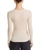 Perfectwhitetee perfectwhitetee Robyn Luxe Rib Long Sleeve U Neck Tee - 3
