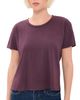 perfectwhitetee perfectwhitetee Short Sleeve Boxy Crew Tee Cherry Lacquer - 1