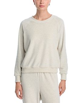 Perfectwhitetee perfectwhitetee Stella Velour Shrunken Raglan Sweatshirt