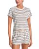 Perfectwhitetee perfectwhitetee Stripe Loop Terry Tee - 1