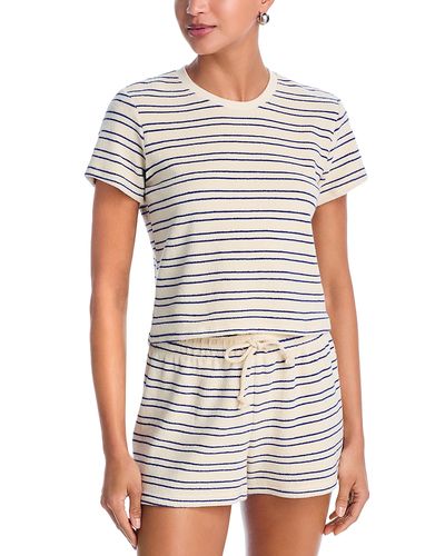 Perfectwhitetee perfectwhitetee Stripe Loop Terry Tee