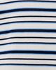 perfectwhitetee perfectwhitetee Stripe Supima Cotton Tee Navy Pacific Stripe - 6