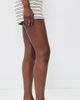 perfectwhitetee perfectwhitetee Summer Loop Terry Sweat Shorts Natural/Chocolate Stripe - 4