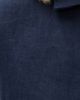 perfectwhitetee perfectwhitetee Tabitha Linen 1/4 Button Down Collared Tee Navy - 6