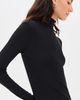 perfectwhitetee perfectwhitetee Tati Turtleneck Top True Black - 4