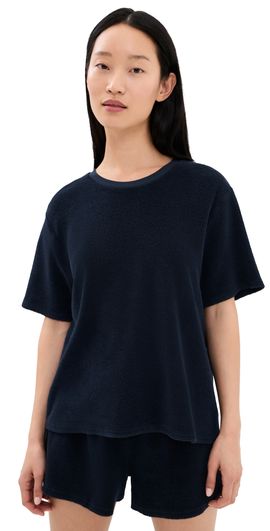 perfectwhitetee perfectwhitetee Terry Crew Tee Navy