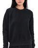 perfectwhitetee perfectwhitetee Ziggy Inside Out Fleece Sweatshirt True Black - 1