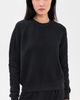 perfectwhitetee perfectwhitetee Ziggy Inside Out Fleece Sweatshirt True Black - 2