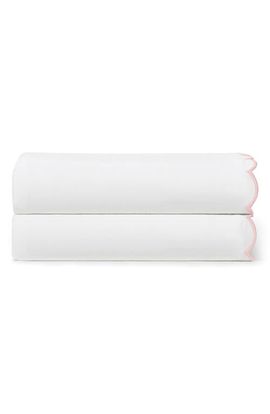 Peri Home Peri Home Set of 2 Scallop Cotton Pillowcases