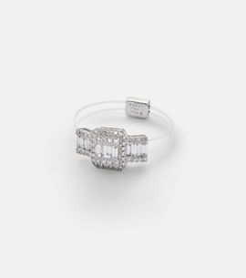 Persee Persée Floating 18kt white gold ring with diamonds